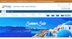 Desktop Screenshot of olympicholidays.com